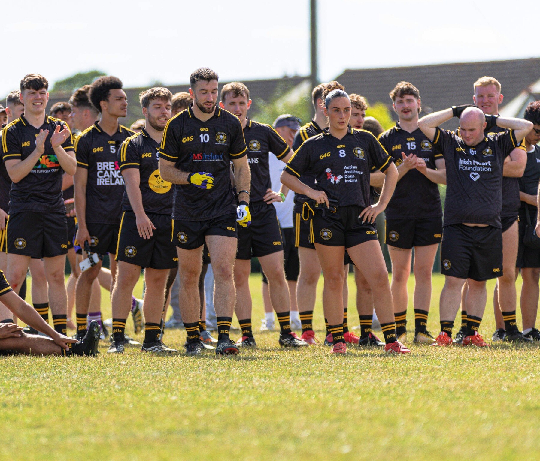 Gael Force players together at the 2026 Gaelic 4 Good match
